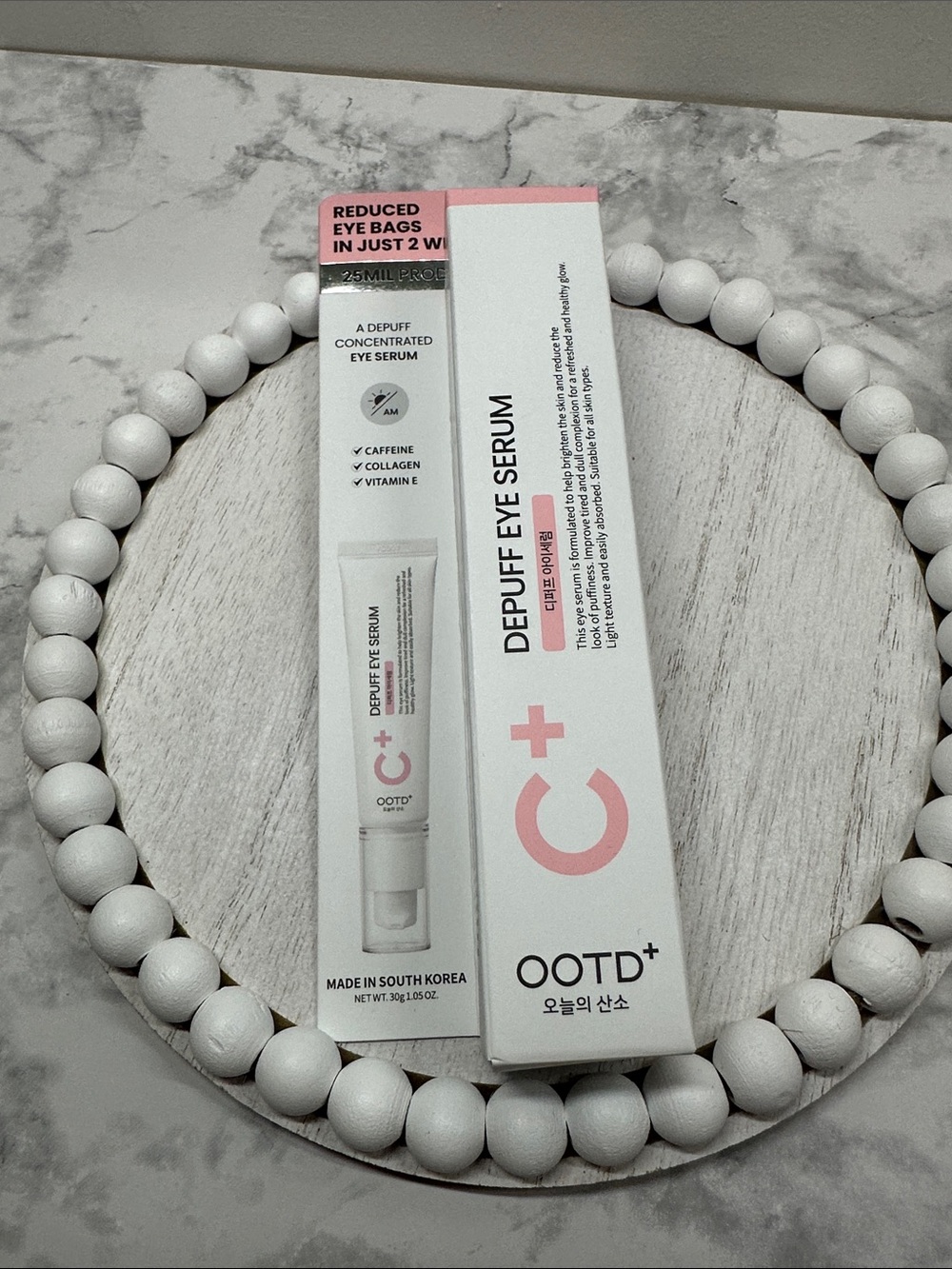 OOTD+ C+ Depuff Eye Serum – Pink